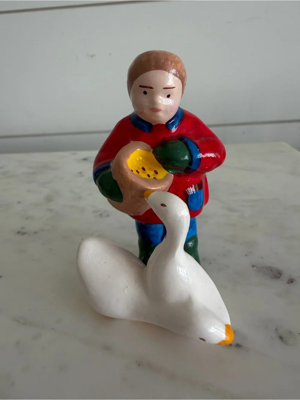 Department 56 Original Snow Village Feeding Geese Accessory